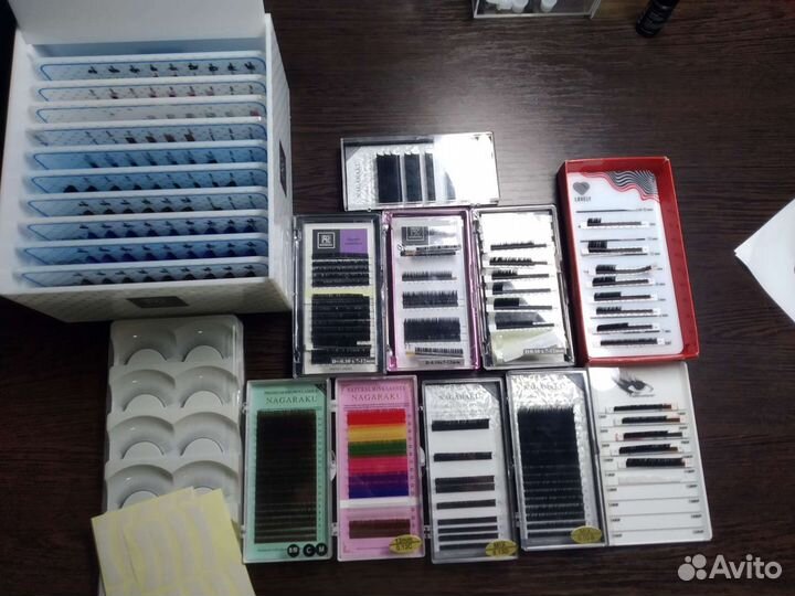 Ресницы для наращивания.лешбокс.ресницы