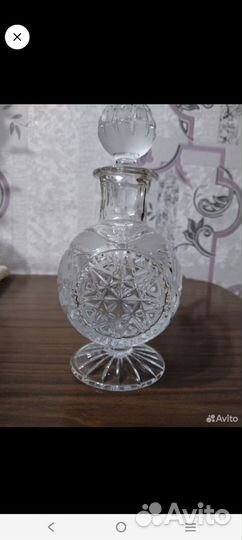 Графин и кружки хрустальные