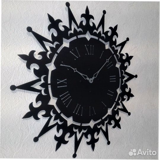 Часы лазерная резка