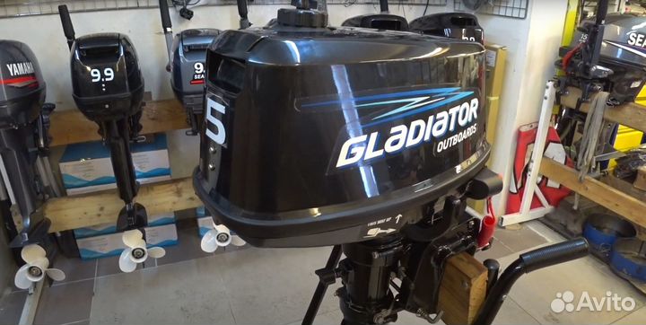 Лодочный мотор Gladiator G 5 FHS Рассрочка