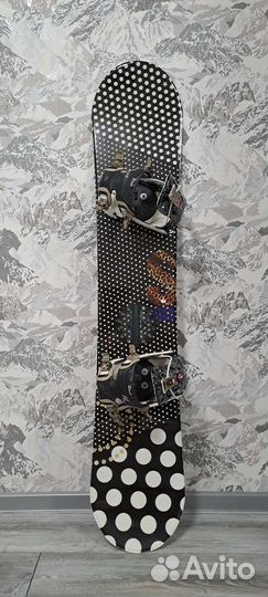 Сноуборд Stella Queen 144cm+крепления Flow