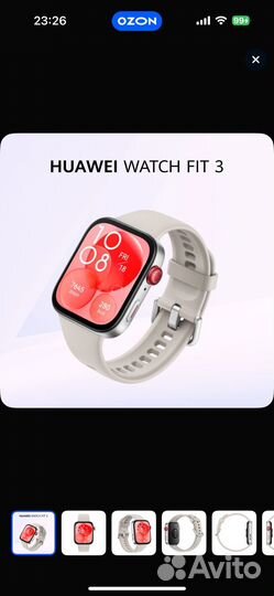 Huawei часы watch FIT 3