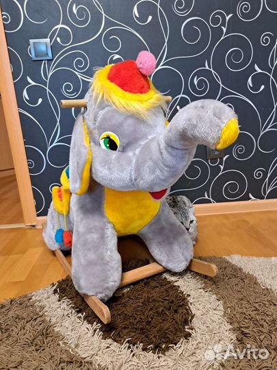 Детская качалка слон