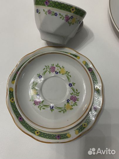 Чайное трио рига СССР