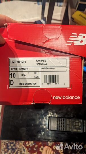 Шлепанцы nb new balance 10 us 42,5 42 41,5 uk 9 d