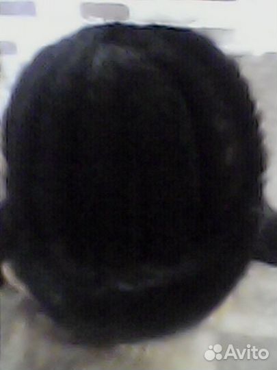 Шапка норковая вязаная