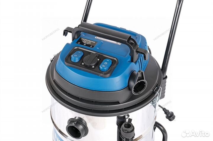 Пылесос двухтурбинный 80л 2400 Вт NV82