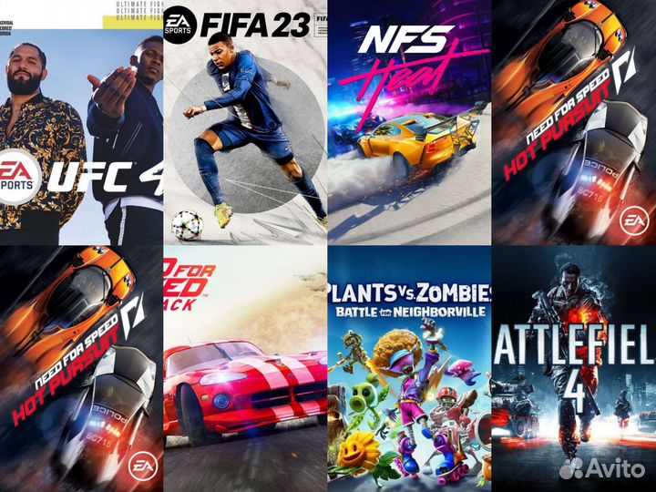 Игры для ps4.ps5 40+игр ufc.fifa.nfs.battle field