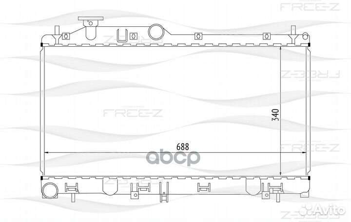 Радиатор KK0237 free-Z