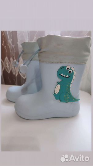 Детские резиновые сапоги Капитошка
