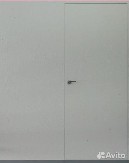 Дверь скрытая межкомнатная кромка черная 2400х600