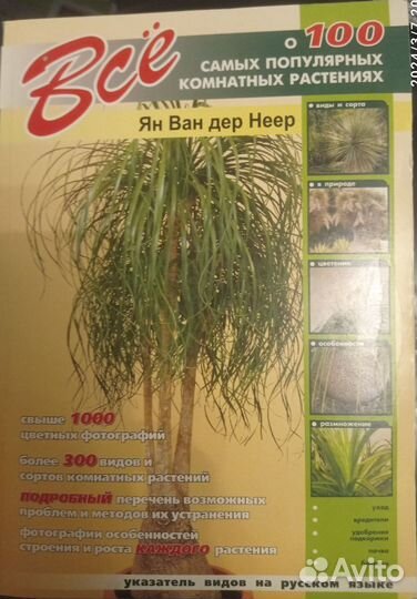 Книга Всё о 100 комнатных растениях