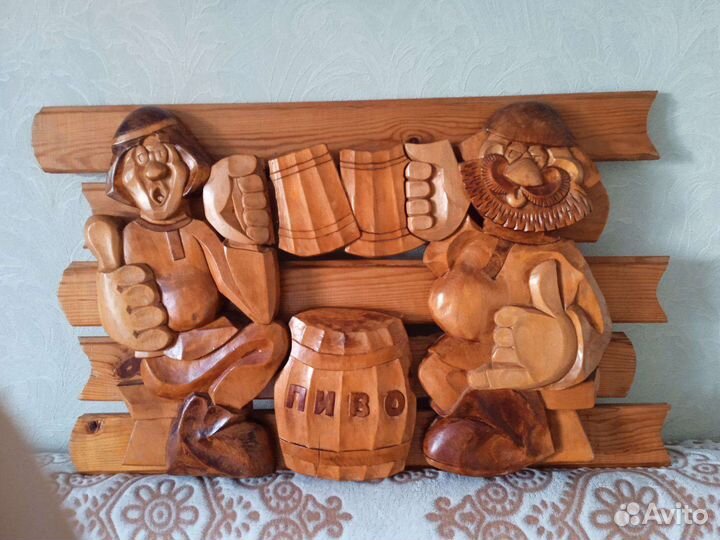 Деревянное панно