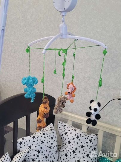 Мобиль на кроватку ручная работа