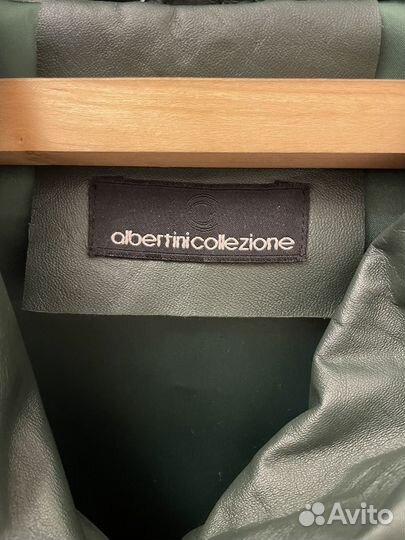 Пальто весеннее кожаное