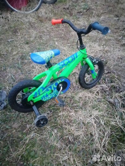 Велосипед детский с 2 до 4 лет scott voltage jr12