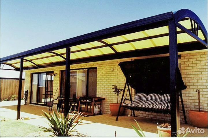 Поликарбонат желтый