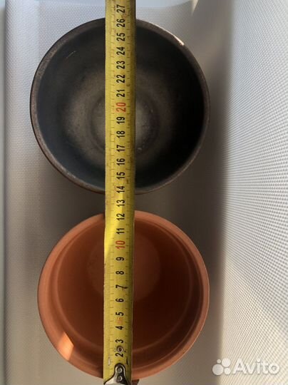 Горшок для цветов глиняный