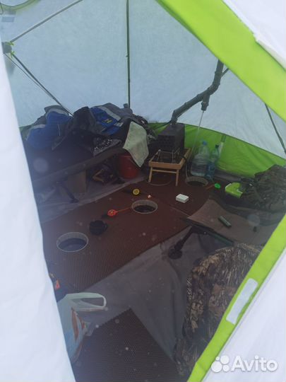 Палатка лотос кубозонт 4 термо компакт + полы