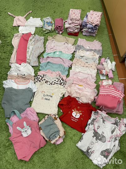 Детские вещи пакетом для девочек 62 68