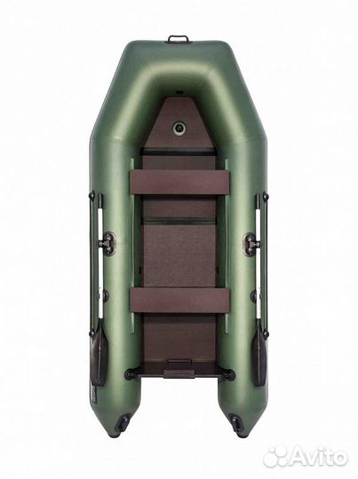 Надувная лодка Аква 2900 Слань Книжка Киль