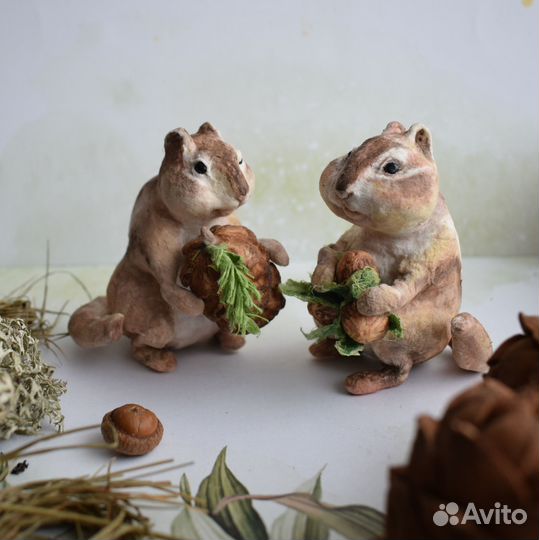 Ватные елочные игрушки