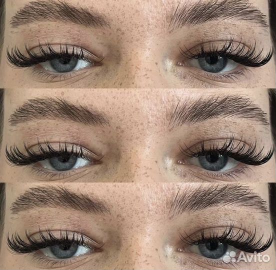 Модель на американское наращивание ресниц