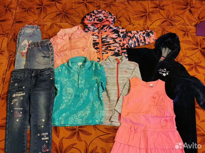 Вещи пакетом тёплые на девочку 86-98