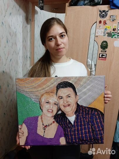 Алмазная мозаика по фото - набор