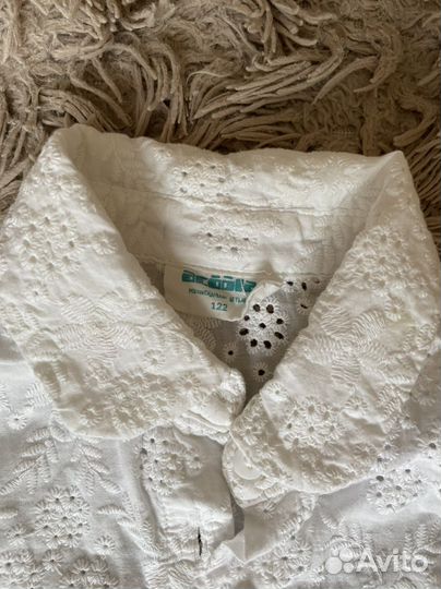 Блузка для девочки школьная 122