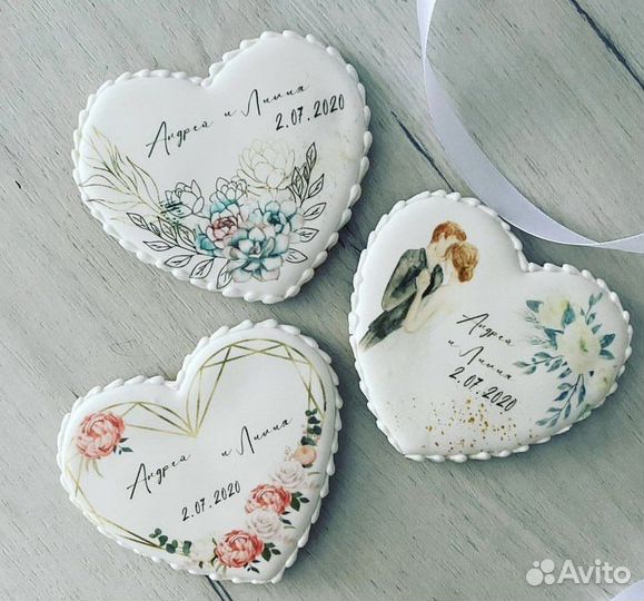 Имбирные пряники на свадьбу