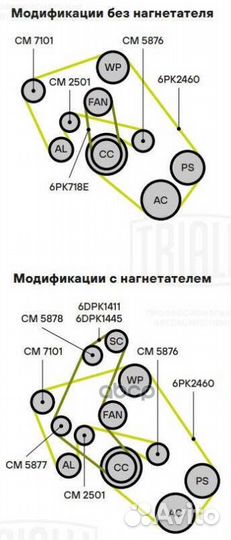 Ролик привод. ремня для а/м Mazda 3 (03) / (08 C