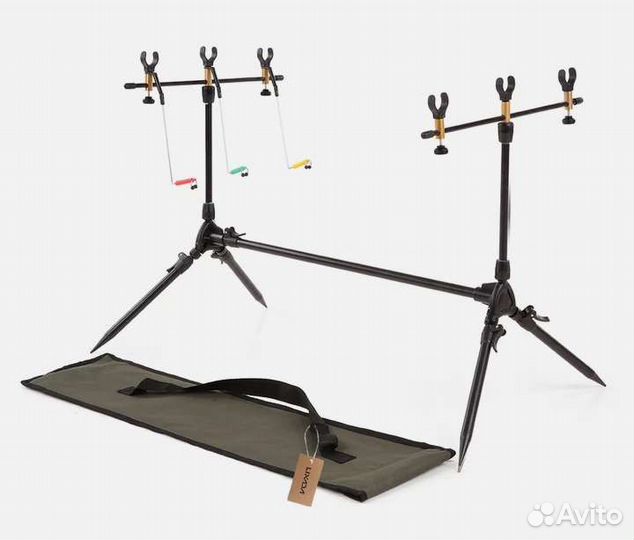 Подставка фидерная на 3 удилища новая