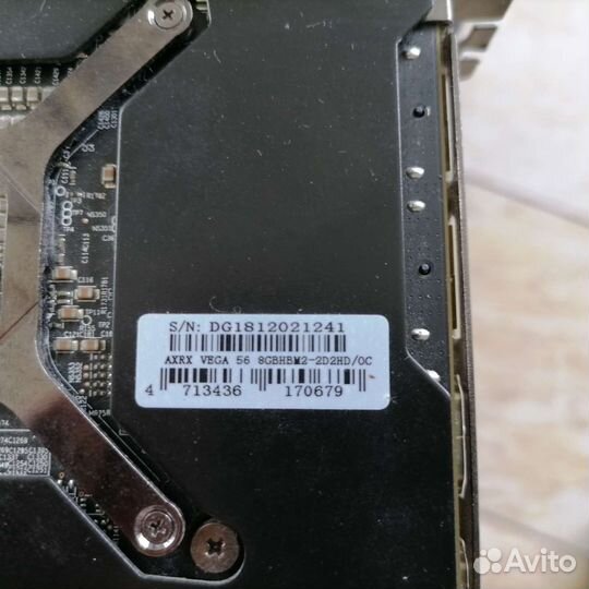 Видеокарта Powercolor Red Dragon vega 56 8GB