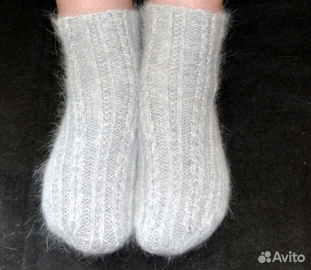 Ажурные носочки из пуха норки 36-37 размер