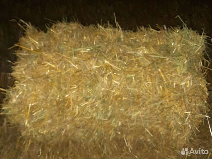 Солома в тюках