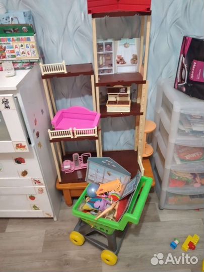 Детский кукольный домик конструктор