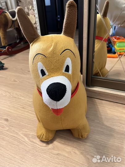 Игрушка попрыгун собака