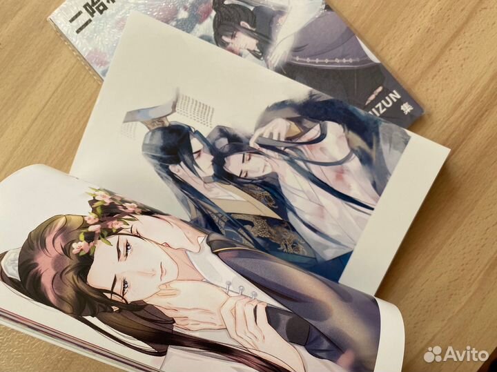 Артбук по эрхе / Хаски и его учитель белый кот