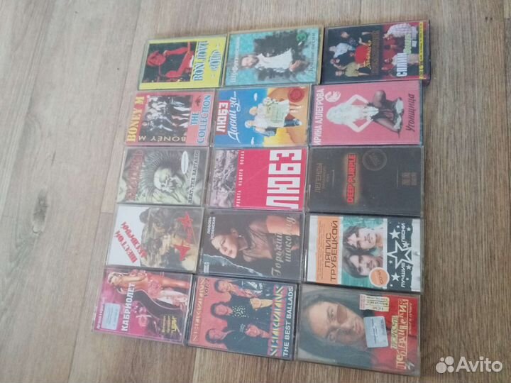 Аудиокассеты поп, рок