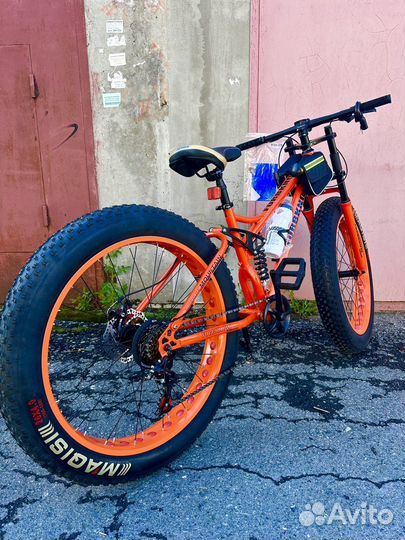 Новый Fatbike Фэтбайк с амортизатором Power Black