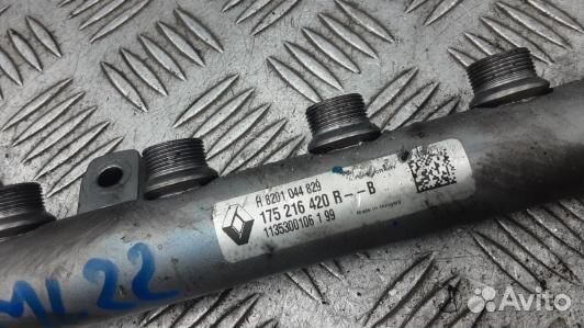 Топливная рампа дизельная nissan qashqai J10 (BML2