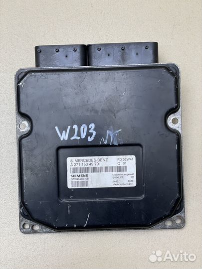Блоки управления двигателем Mercedes W203/W211