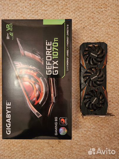 Видеокарта Gigabyte GeForce GTX 1070 Ti gaming