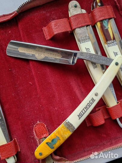 Недельный набор из 7 опасных бритв «Kiebitz»