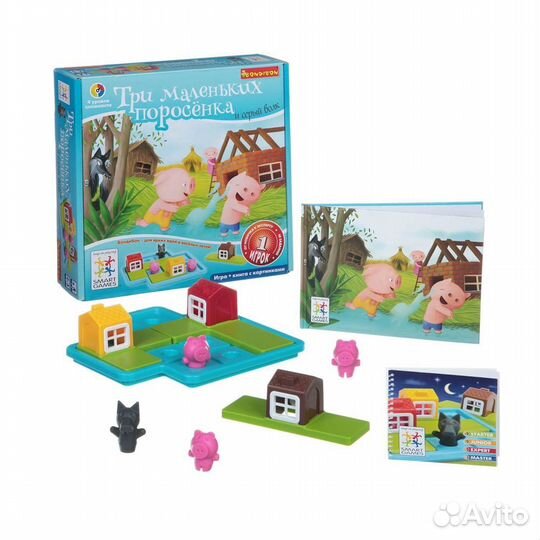 Настольная игра Три маленьких поросёнка Bondibon