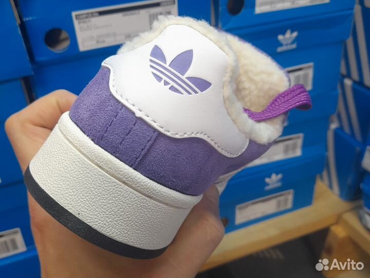 Кеды зимние Adidas campus