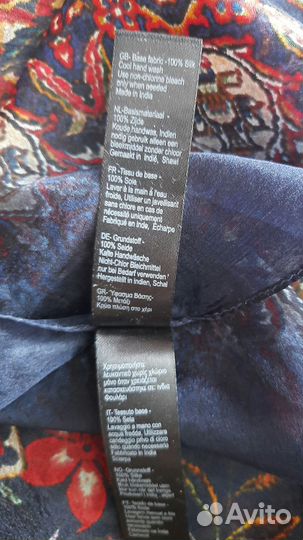 Шарф - палантин,шёлк100,Индия