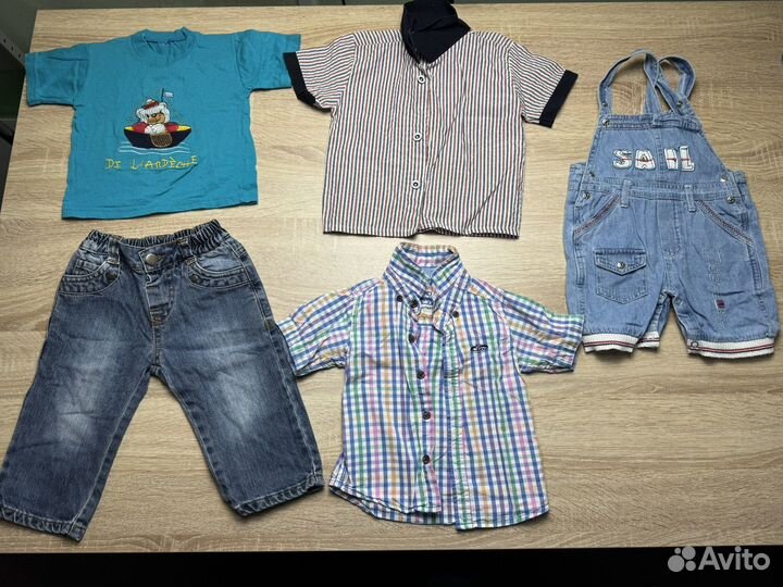 Вещи пакетом на мальчика 74