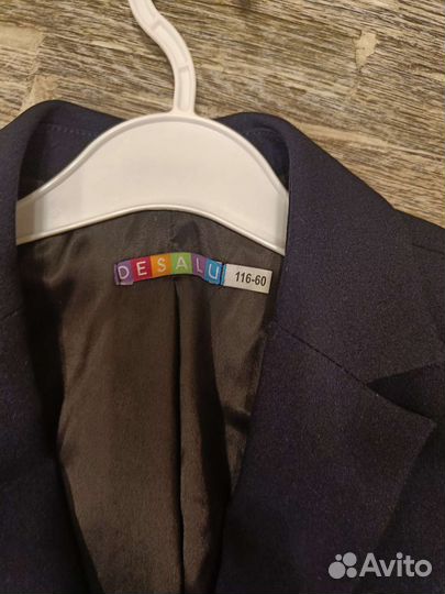 Костюм первоклассника пиджак desalu 116 122